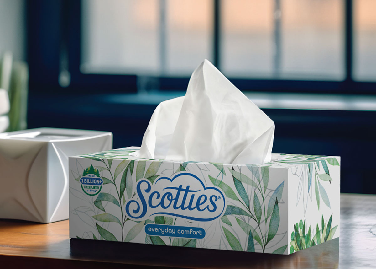 Scotties Facial Tissues background image