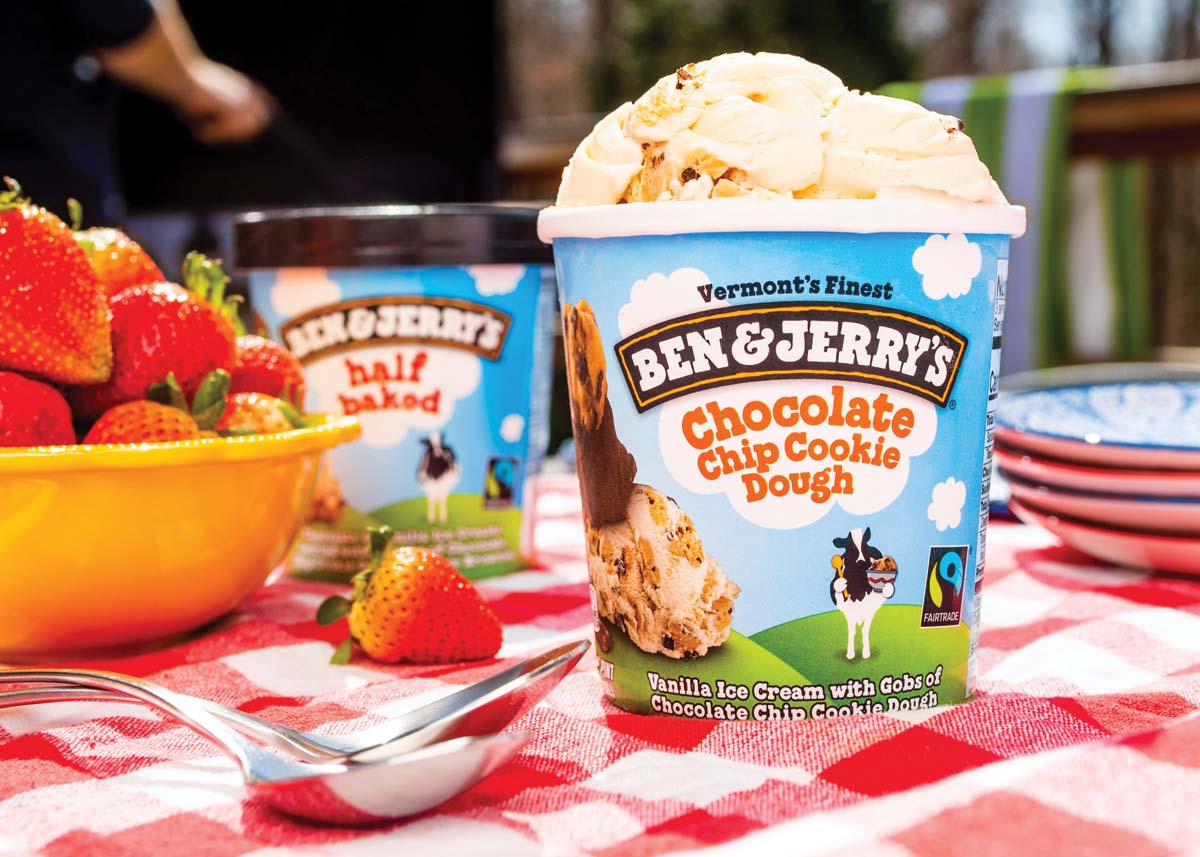Ben & Jerry's background image