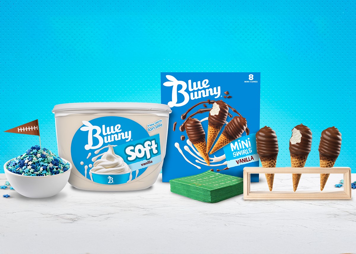 Blue Bunny background image