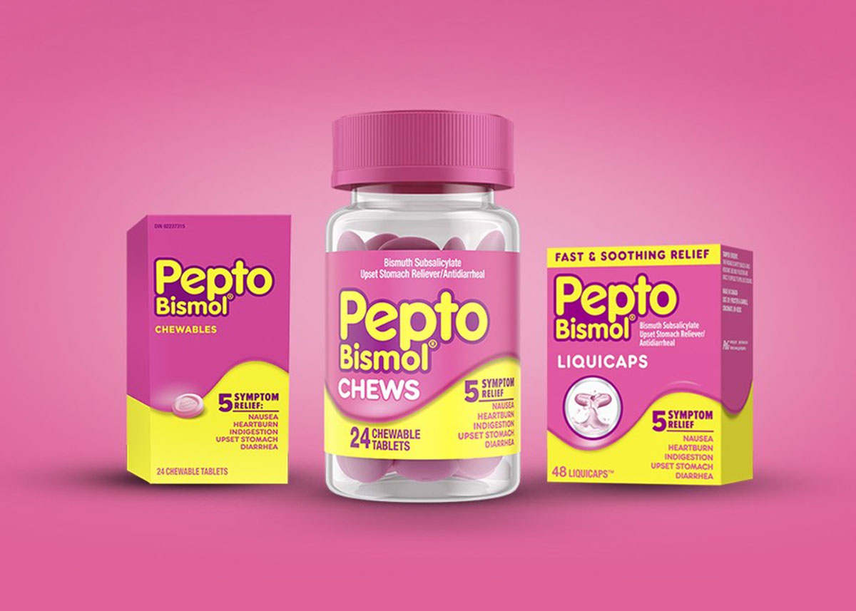 Pepto Bismol background image