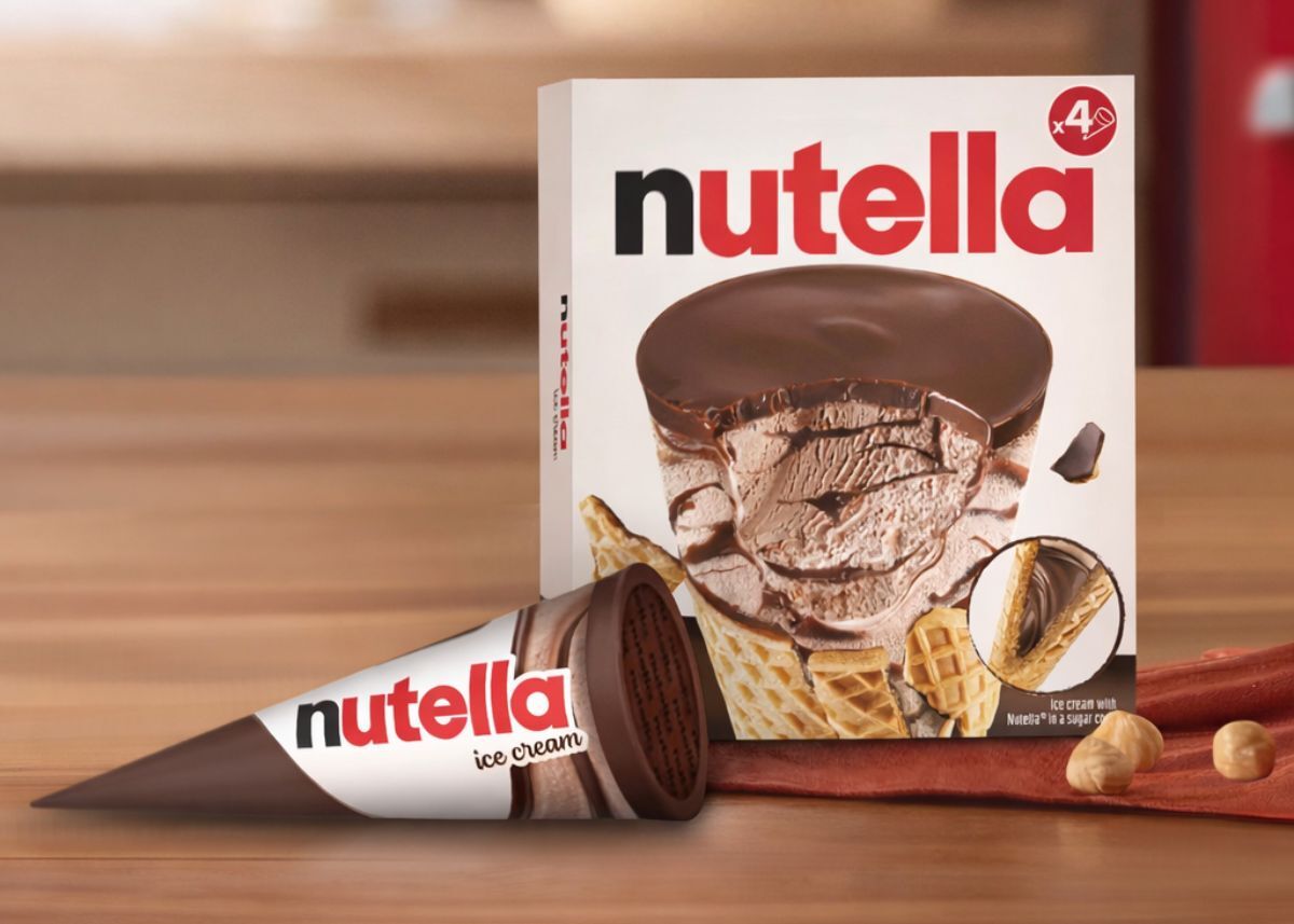 Nutella Ice Cream background image