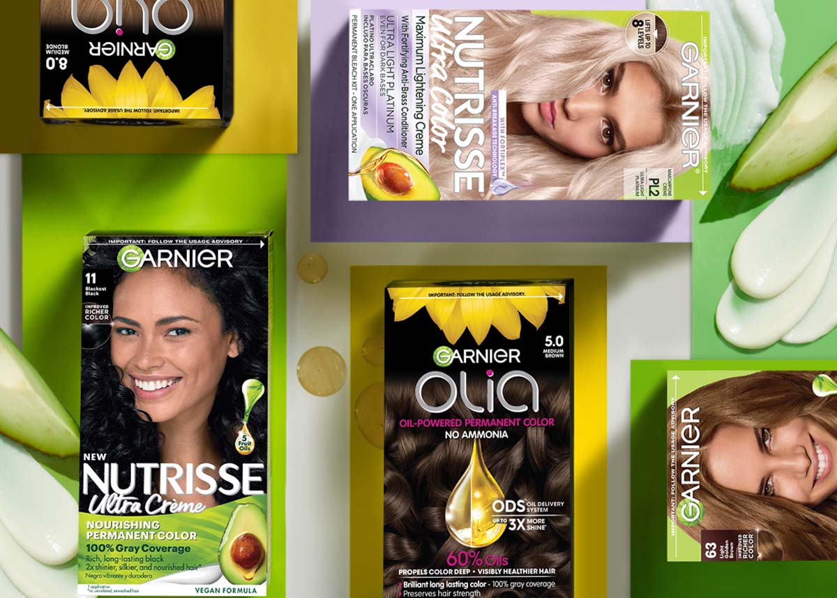 Garnier Hair Color background image