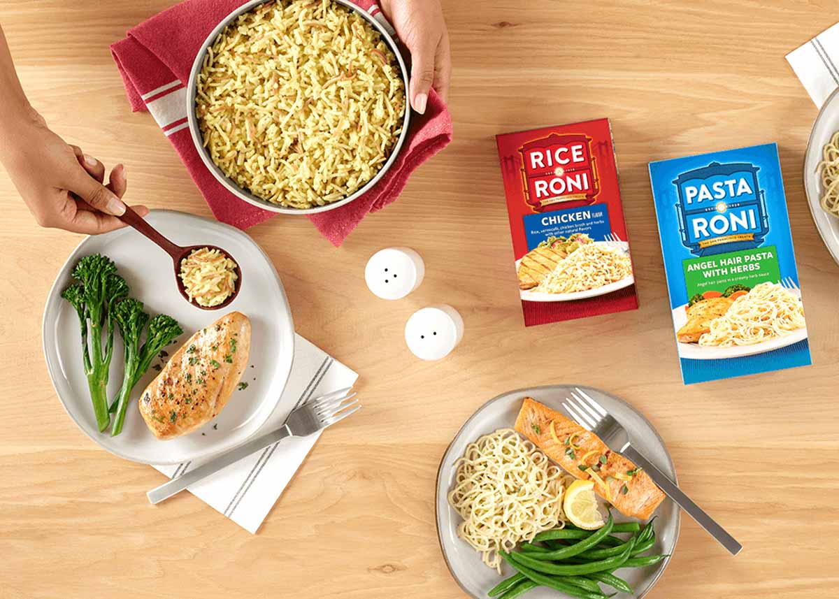 Pasta Roni background image