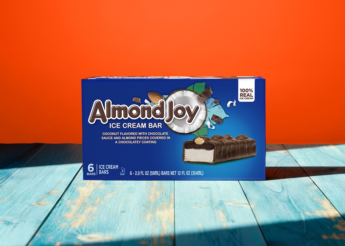 Almond Joy Ice Cream background image