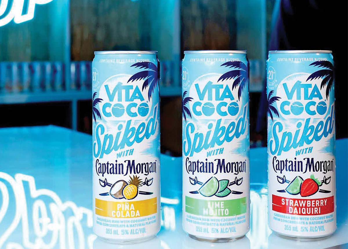 Vita Coco Spiked with Captain Morgan background image