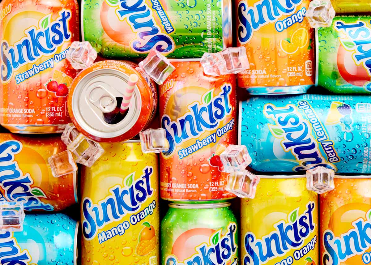 Sunkist Soda background image
