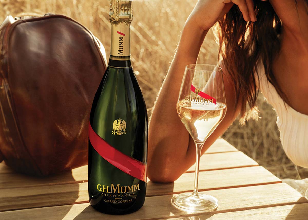 GH Mumm Champagne background image