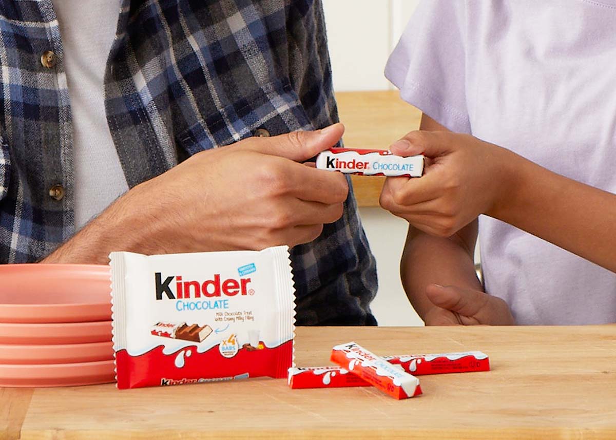 Kinder Chocolate background image