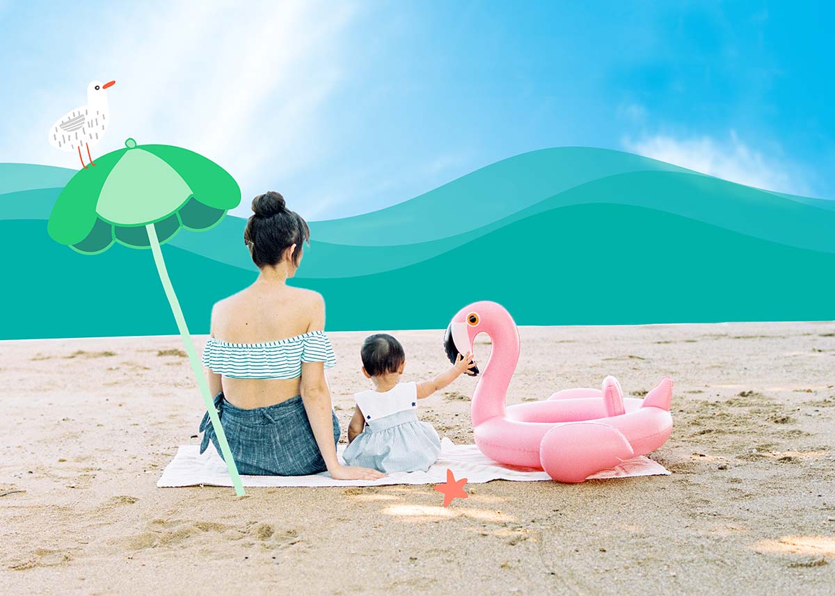 Pampers Splashers background image