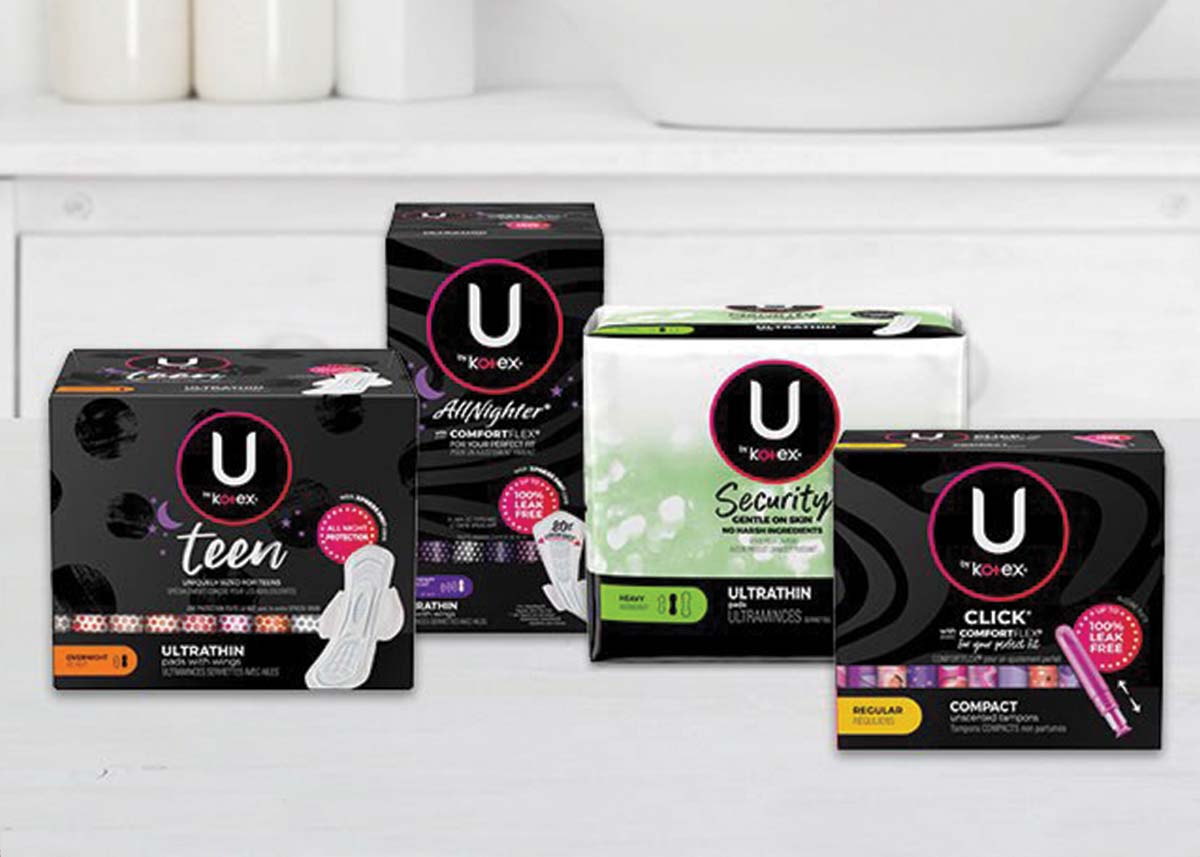 U by Kotex background image