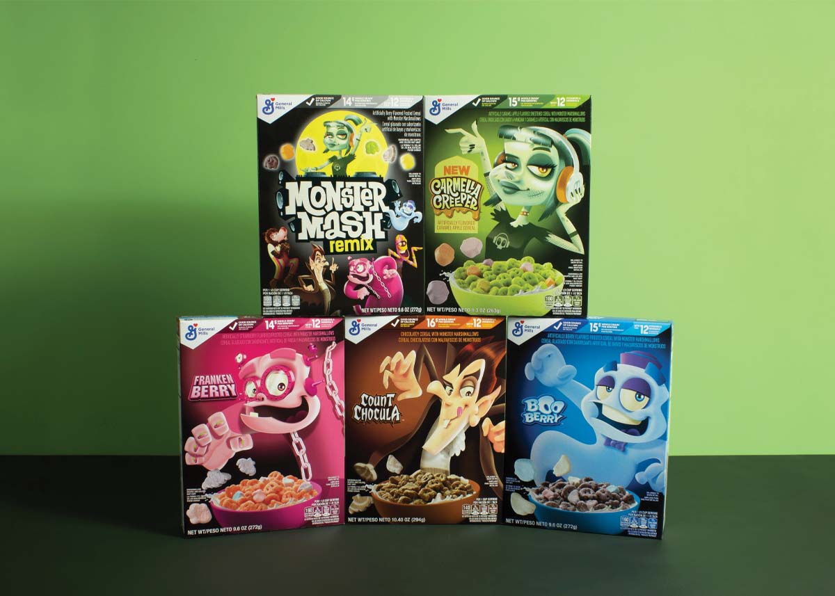 Monsters Cereal background image