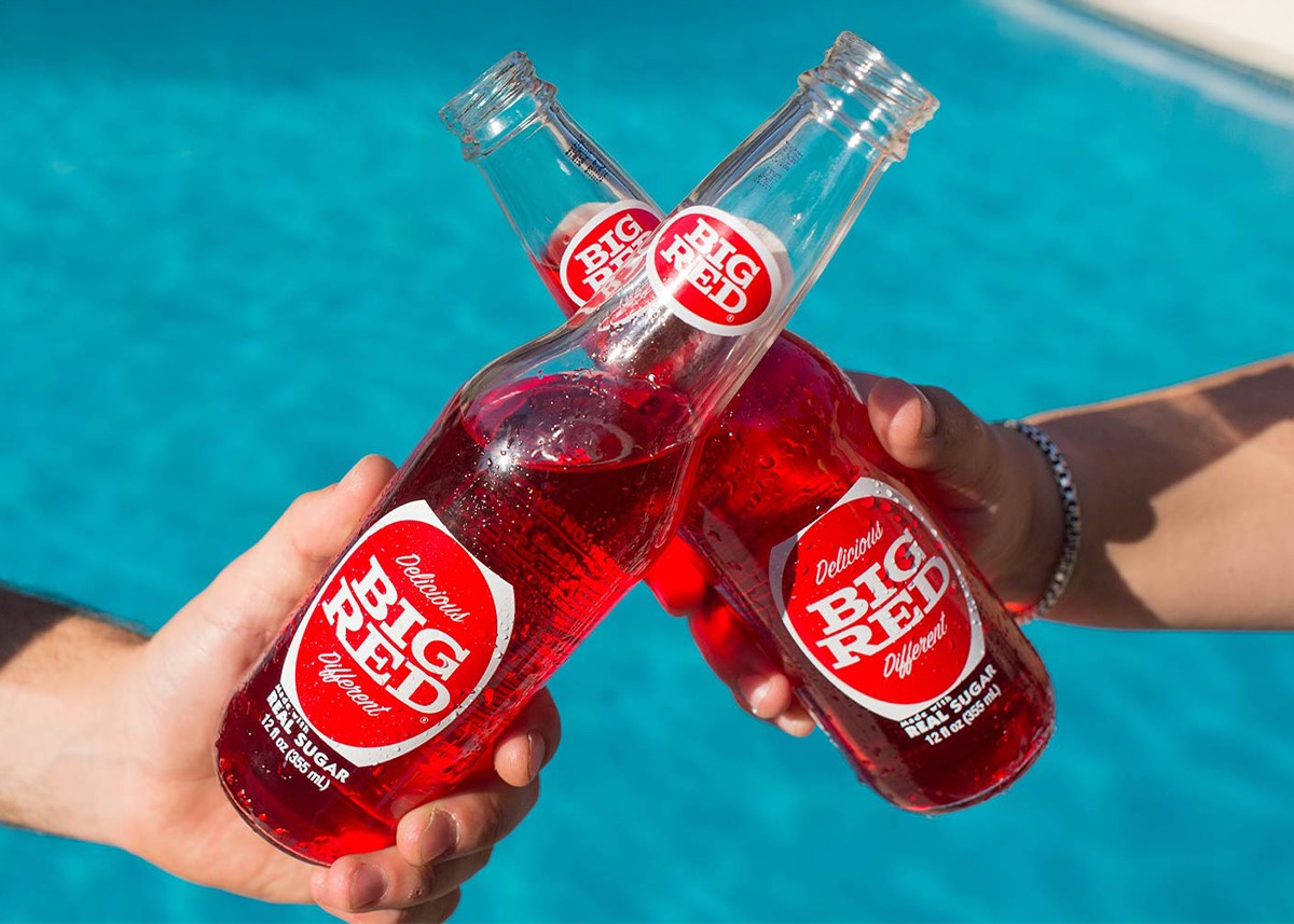 Big Red Soda background image